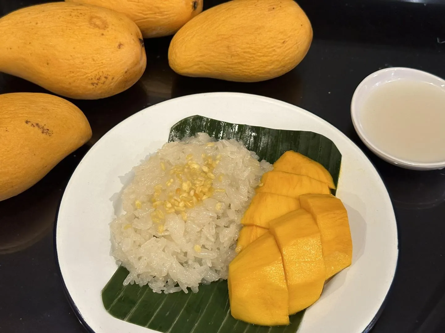 Mango Sticky Rice at Pin Toh Asian