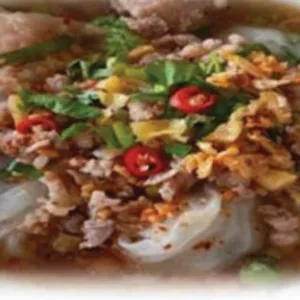Tom Yum Bo Ran Noodle Soup at Pin Toh Asian
